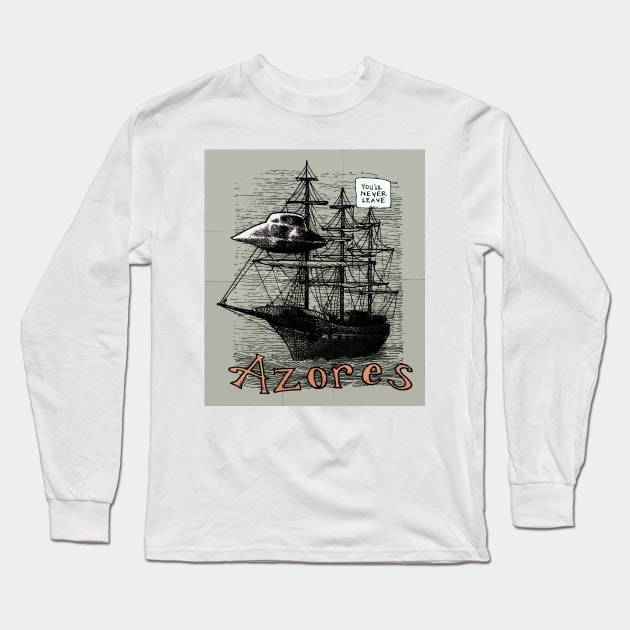 Azores Long Sleeve T-Shirt by Froobius